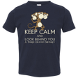 T-Shirts Navy / 2T Keep Calm & Look Behind You A Three Headed Monkey Toddler Premium T-Shirt