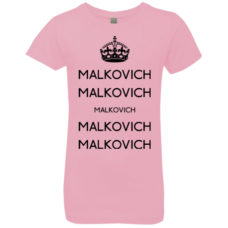 T-Shirts Light Pink / YXS Keep Calm Malkovich Girls Premium T-Shirt