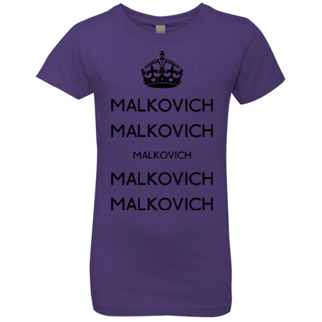 T-Shirts Purple Rush / YXS Keep Calm Malkovich Girls Premium T-Shirt