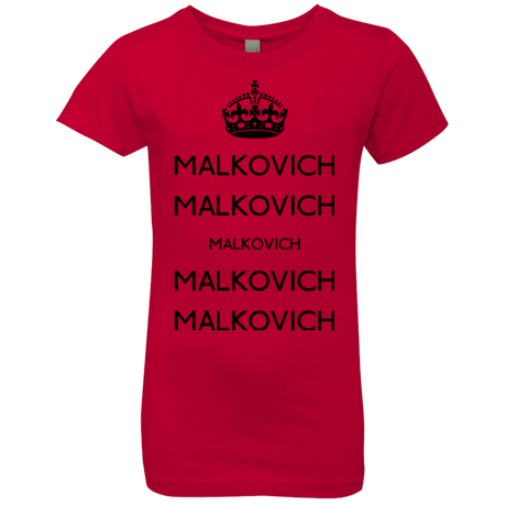 T-Shirts Red / YXS Keep Calm Malkovich Girls Premium T-Shirt