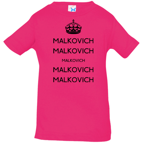 T-Shirts Hot Pink / 6 Months Keep Calm Malkovich Infant Premium T-Shirt