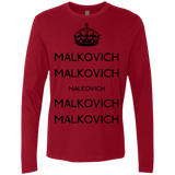 T-Shirts Cardinal / Small Keep Calm Malkovich Men's Premium Long Sleeve