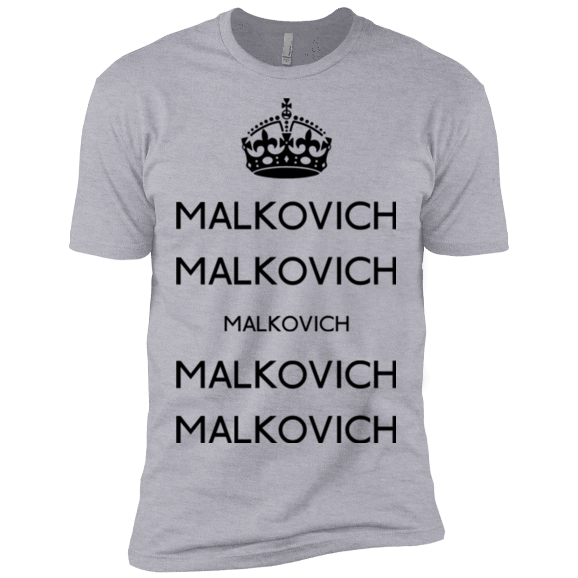 T-Shirts Heather Grey / X-Small Keep Calm Malkovich Men's Premium T-Shirt