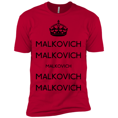 T-Shirts Red / X-Small Keep Calm Malkovich Men's Premium T-Shirt