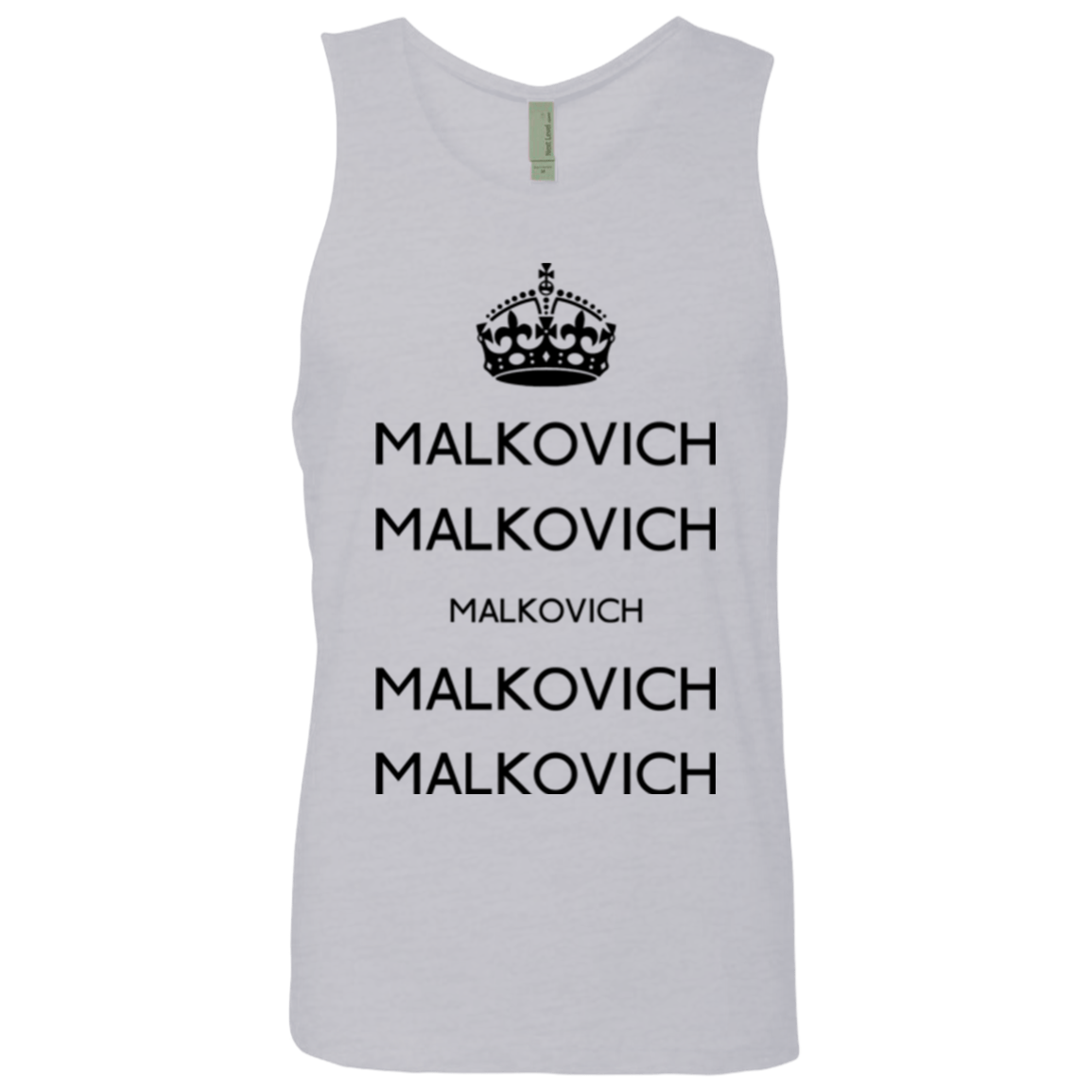 T-Shirts Heather Grey / Small Keep Calm Malkovich Men's Premium Tank Top