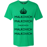 T-Shirts Envy / Small Keep Calm Malkovich Men's Triblend T-Shirt