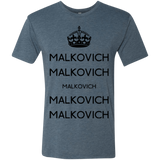 T-Shirts Indigo / Small Keep Calm Malkovich Men's Triblend T-Shirt