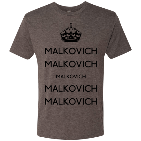 T-Shirts Macchiato / Small Keep Calm Malkovich Men's Triblend T-Shirt