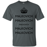 T-Shirts Dark Heather / Small Keep Calm Malkovich T-Shirt