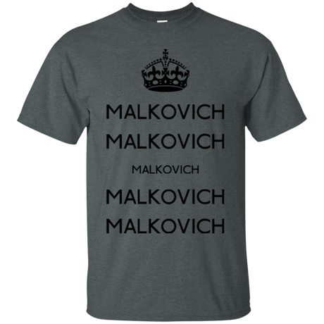 T-Shirts Dark Heather / Small Keep Calm Malkovich T-Shirt