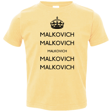 T-Shirts Butter / 2T Keep Calm Malkovich Toddler Premium T-Shirt