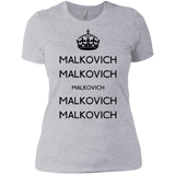 T-Shirts Heather Grey / X-Small Keep Calm Malkovich Women's Premium T-Shirt
