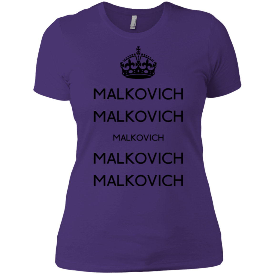 T-Shirts Purple / X-Small Keep Calm Malkovich Women's Premium T-Shirt