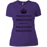 T-Shirts Purple / X-Small Keep Calm Malkovich Women's Premium T-Shirt