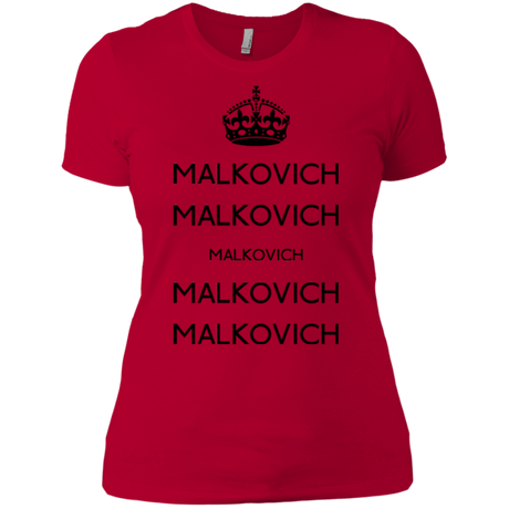 T-Shirts Red / X-Small Keep Calm Malkovich Women's Premium T-Shirt