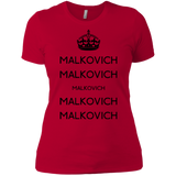 T-Shirts Red / X-Small Keep Calm Malkovich Women's Premium T-Shirt