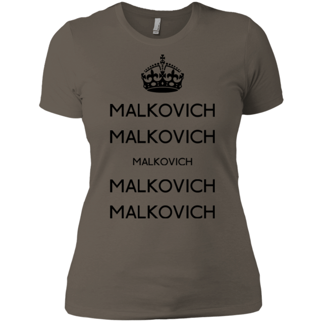 T-Shirts Warm Grey / X-Small Keep Calm Malkovich Women's Premium T-Shirt