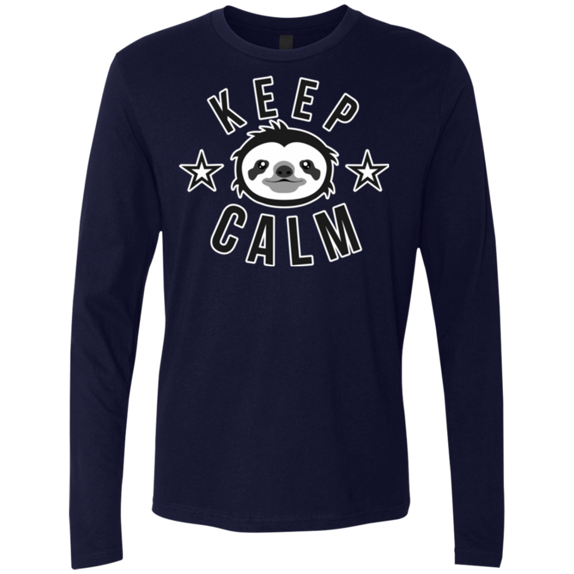 T-Shirts Midnight Navy / Small Keep Calm Men's Premium Long Sleeve