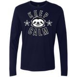 T-Shirts Midnight Navy / Small Keep Calm Men's Premium Long Sleeve