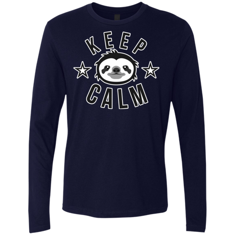 T-Shirts Midnight Navy / Small Keep Calm Men's Premium Long Sleeve