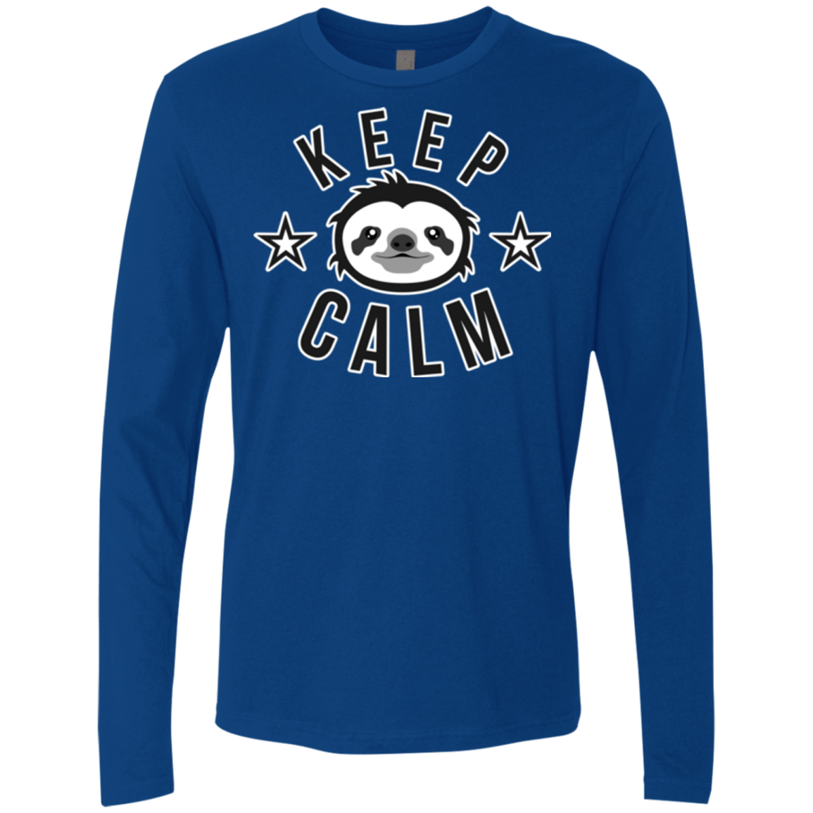 T-Shirts Royal / Small Keep Calm Men's Premium Long Sleeve