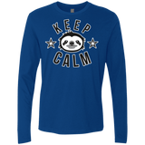 T-Shirts Royal / Small Keep Calm Men's Premium Long Sleeve