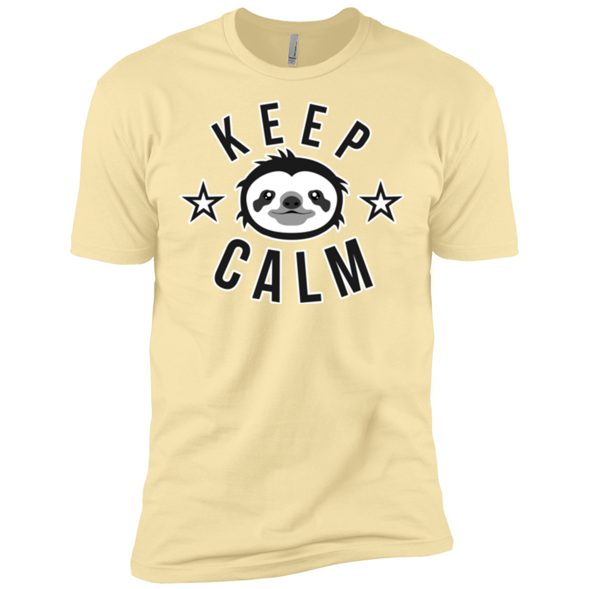 T-Shirts Banana Cream / X-Small Keep Calm Men's Premium T-Shirt
