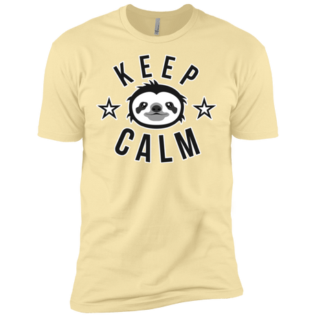 T-Shirts Banana Cream / X-Small Keep Calm Men's Premium T-Shirt