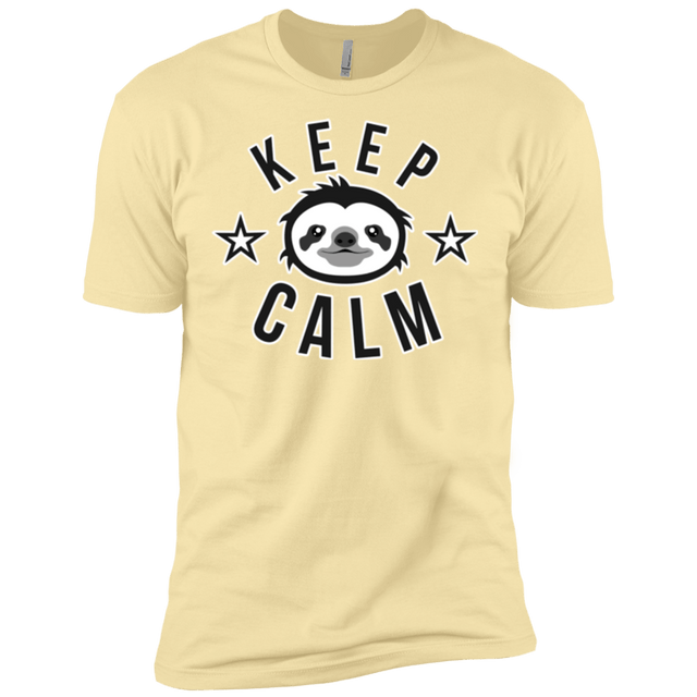 T-Shirts Banana Cream / X-Small Keep Calm Men's Premium T-Shirt