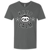 T-Shirts Heavy Metal / X-Small Keep Calm Men's Premium V-Neck