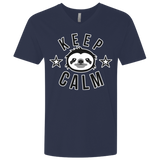 T-Shirts Midnight Navy / X-Small Keep Calm Men's Premium V-Neck