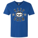 T-Shirts Royal / X-Small Keep Calm Men's Premium V-Neck