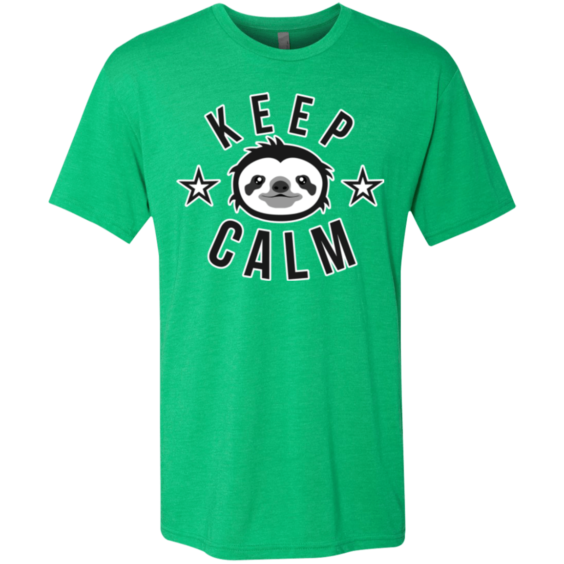 T-Shirts Envy / Small Keep Calm Men's Triblend T-Shirt