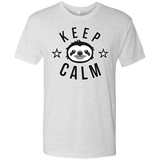 T-Shirts Heather White / Small Keep Calm Men's Triblend T-Shirt