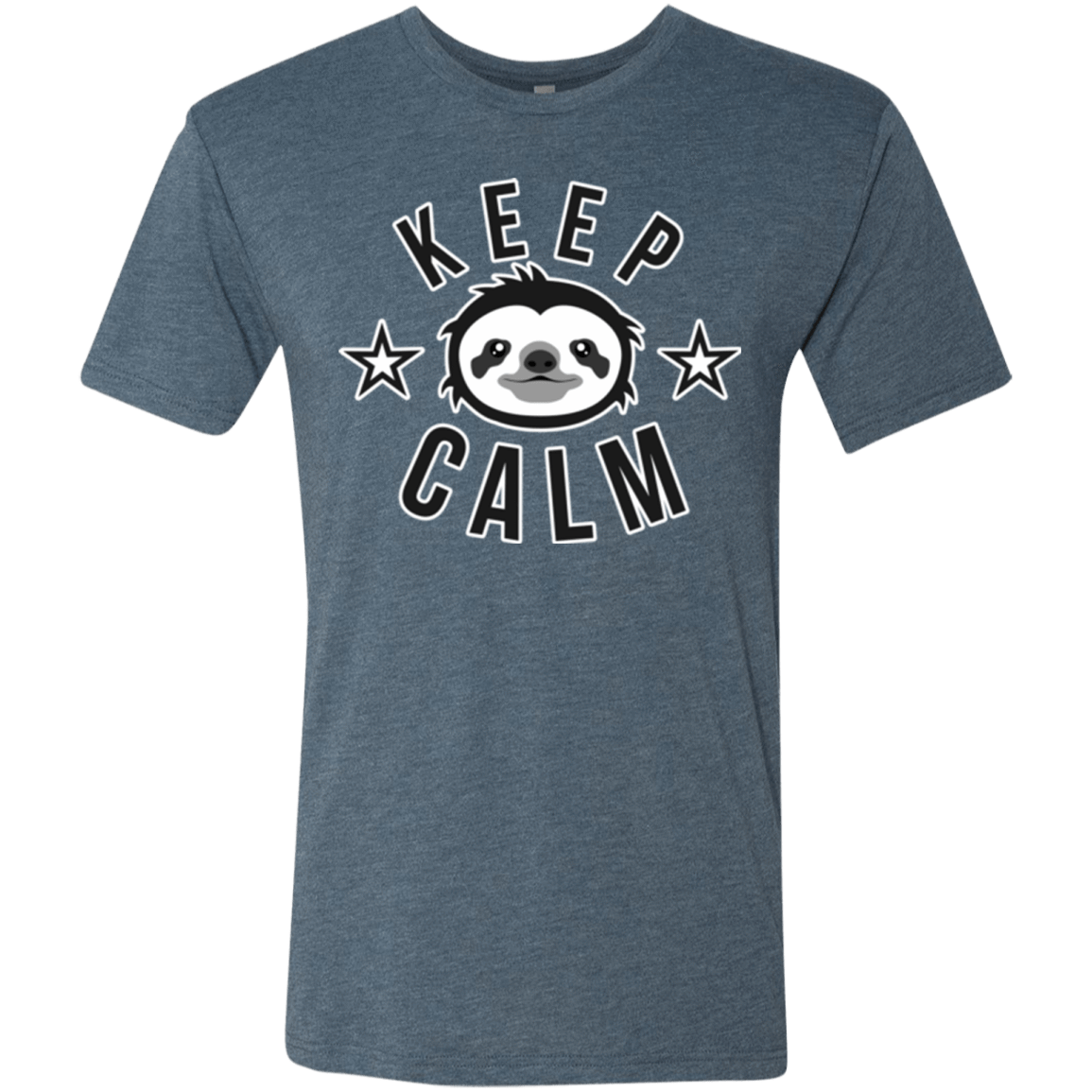 T-Shirts Indigo / Small Keep Calm Men's Triblend T-Shirt
