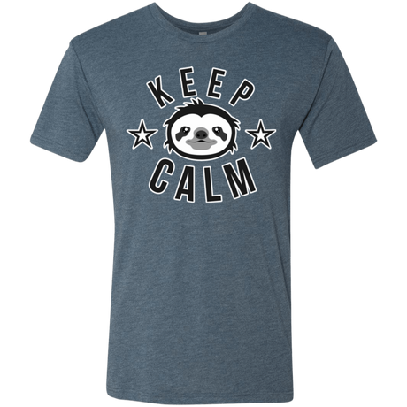 T-Shirts Indigo / Small Keep Calm Men's Triblend T-Shirt