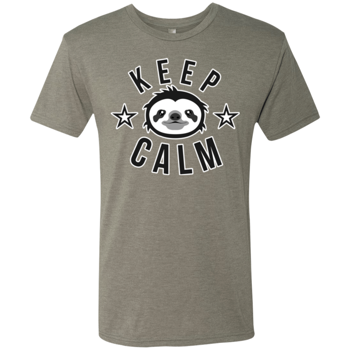 T-Shirts Venetian Grey / Small Keep Calm Men's Triblend T-Shirt