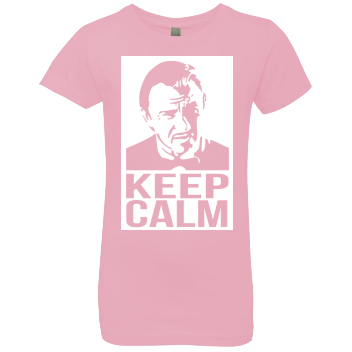 T-Shirts Light Pink / YXS Keep Calm Mr. Wolf Girls Premium T-Shirt