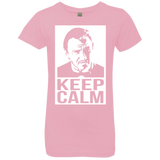 T-Shirts Light Pink / YXS Keep Calm Mr. Wolf Girls Premium T-Shirt