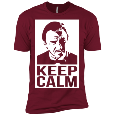 T-Shirts Cardinal / X-Small Keep Calm Mr. Wolf Men's Premium T-Shirt