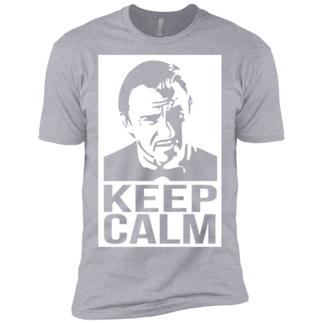 T-Shirts Heather Grey / X-Small Keep Calm Mr. Wolf Men's Premium T-Shirt