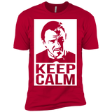T-Shirts Red / X-Small Keep Calm Mr. Wolf Men's Premium T-Shirt
