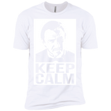 T-Shirts White / X-Small Keep Calm Mr. Wolf Men's Premium T-Shirt