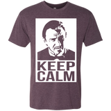 T-Shirts Vintage Purple / Small Keep Calm Mr. Wolf Men's Triblend T-Shirt