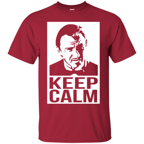 T-Shirts Cardinal / Small Keep Calm Mr. Wolf T-Shirt