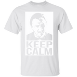 T-Shirts White / Small Keep Calm Mr. Wolf T-Shirt