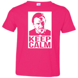 T-Shirts Hot Pink / 2T Keep Calm Mr. Wolf Toddler Premium T-Shirt