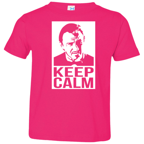 T-Shirts Hot Pink / 2T Keep Calm Mr. Wolf Toddler Premium T-Shirt
