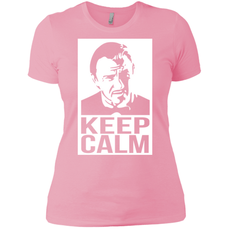 T-Shirts Light Pink / X-Small Keep Calm Mr. Wolf Women's Premium T-Shirt