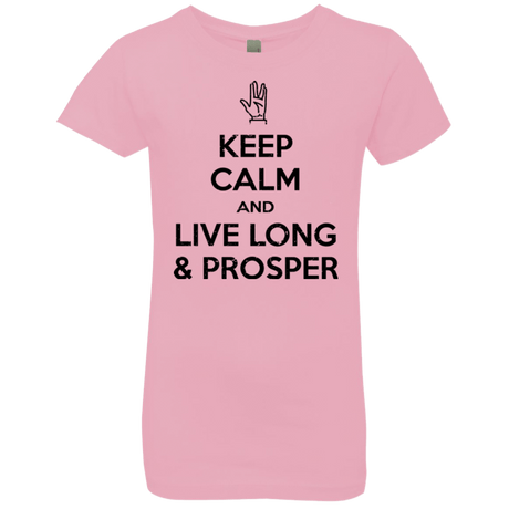T-Shirts Light Pink / YXS Keep calm prosper Girls Premium T-Shirt